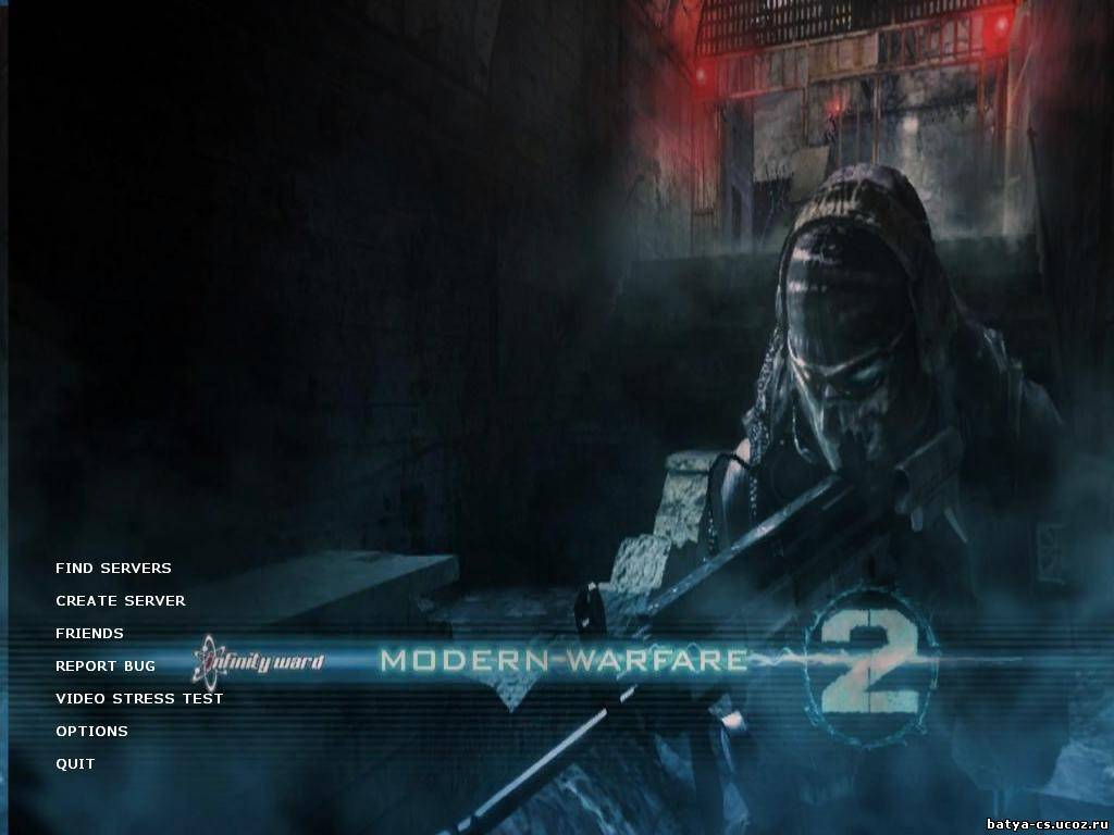 Анимированный фон меню для CSS на тему COD: Modern Warfare 2